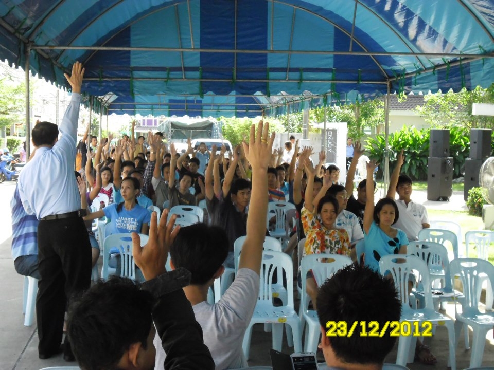 ประชุมเลือกตั้งกรรมการ พฤกษา วิลล์ 22  23-12-55